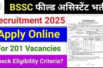 BSSC Field Assistant Recruitment 2025