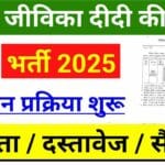 Bihar Jeevika Didi Ki Rasoi Bharti 2025