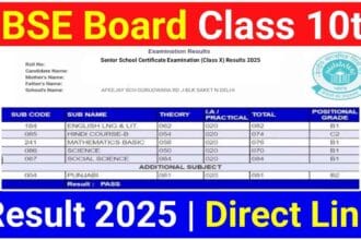 CBSE 10th Result 2025