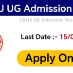 lnmu ug admission 2025