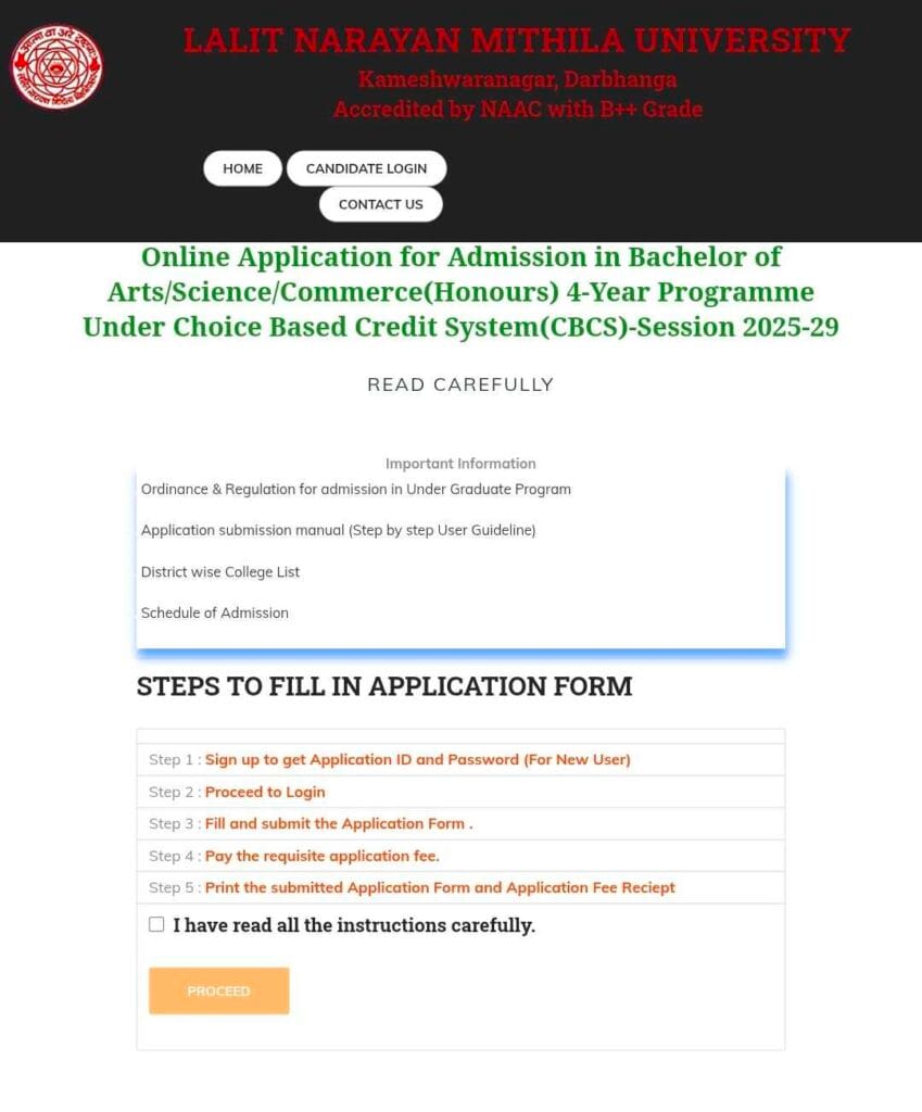 LNMU UG Admission 2025 29 1 1