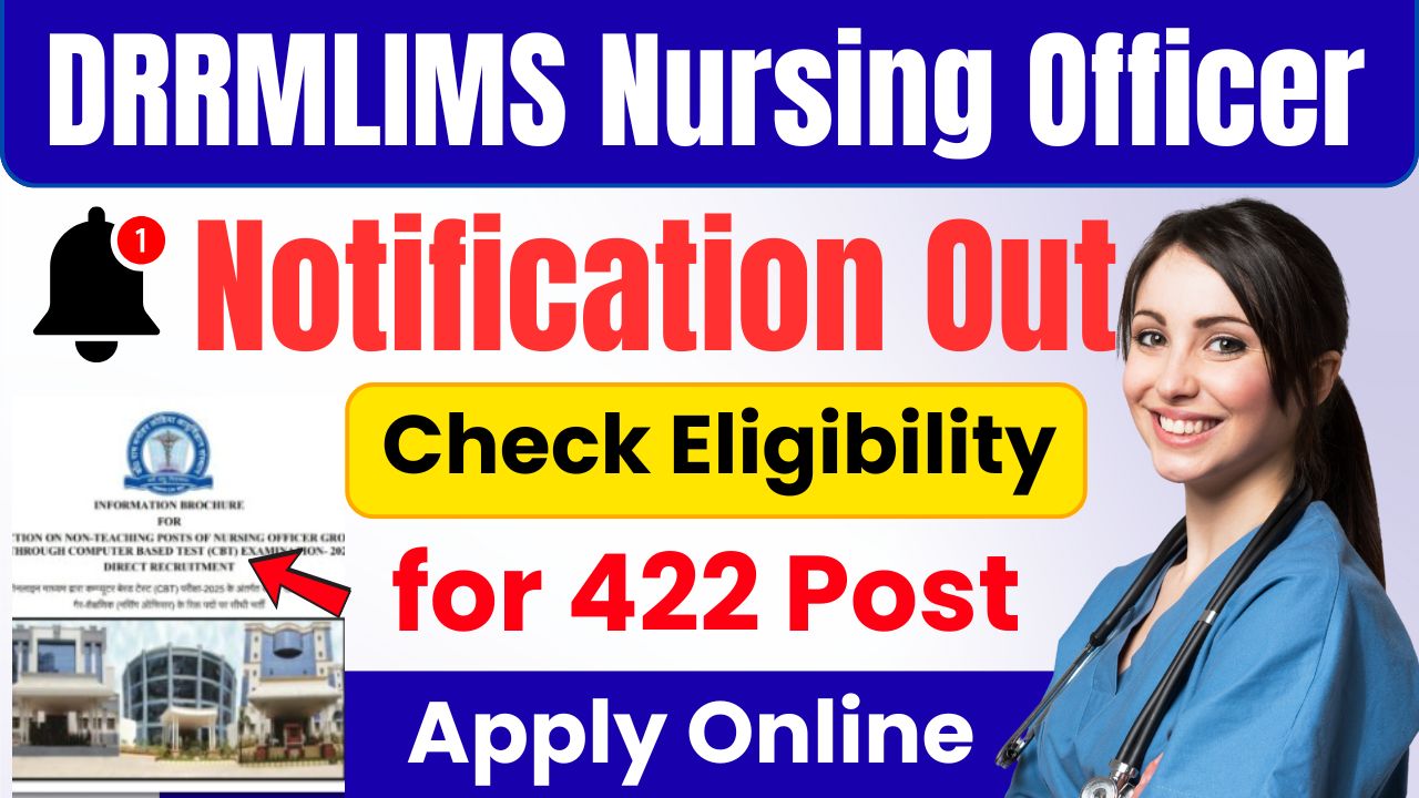Notification Out, Apply for 422 Nursing Officer Posts, Check Qualification, Age and Last Date etc.