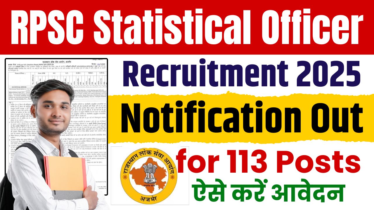 Notification Out for 113 Posts, Apply Online, Check Qualification, Age, Last Date and How to Apply? etc.