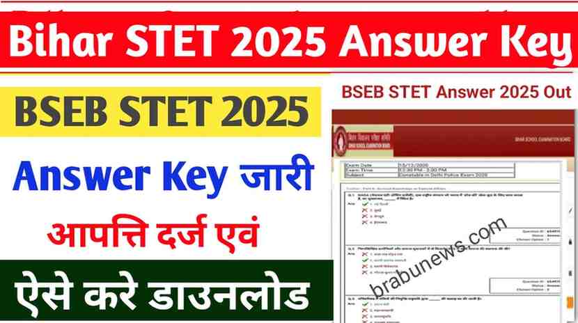 बिहार STET 2025 उत्तरकुंजी जारी, गलत प्रश्न पर ऐसे करें ऑनलाइन आपत्ति