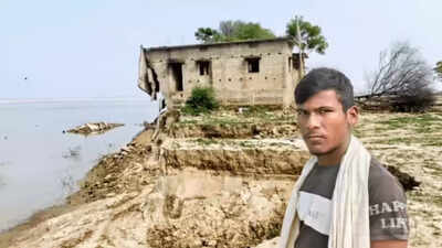 बिहार के जवनिया में एक नदी बहती है जहां कभी गांव था | पटना समाचार