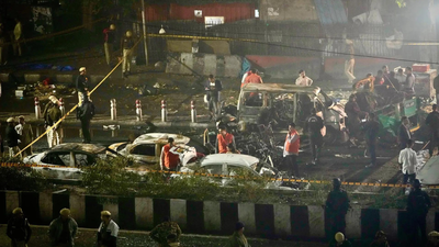 Delhi car blast: New video surfaces showing explosion near Red Fort area; watch | India News