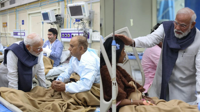 Delhi blast: PM Modi meets victims at LNJP Hospital; to hold key security meet soon | India News