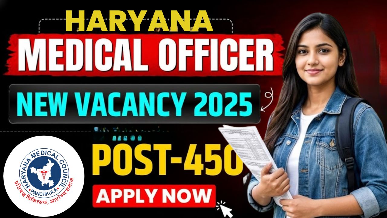Apply Online for Medical Officers, Group-A (HCMS-I) 450 Posts, Check Vacancy Notification, Eligibility, Fee and Last Date