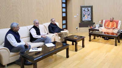 Industrial leaders meet Uttar Pradesh CM Yogi Adityanath to discuss investment | India News